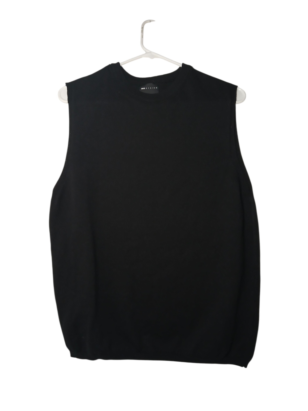 ASOS Black Sleeveless Mens Sweater Vest M
